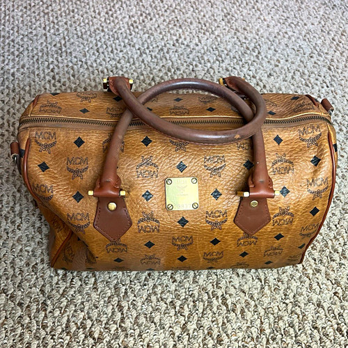 Mcm logo leather bag - 13", bag/purse