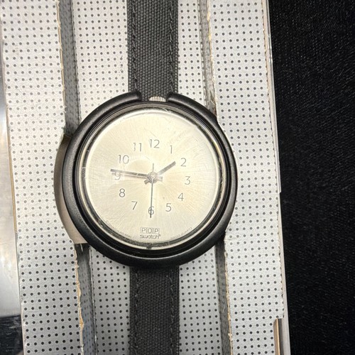 Vintage swatch pop watch black - vintage,