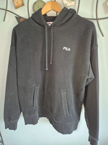 Fila black hoodie sweatshirt - black,