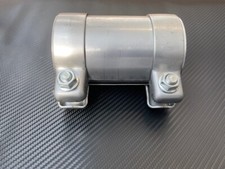 2.25" HEAVY DUTY STAINLESS STEEL 58MM EXHAUST REPAIR CONNECTOR PIPE SLEEVE