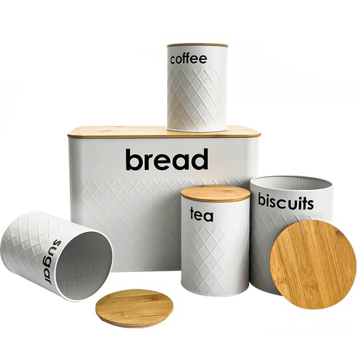 5pcs kitchen storage - 5pcs, tins