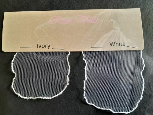 Veil samples ivory - and, white