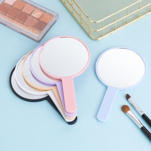 Vintage roundshape hand mirror - vintage,