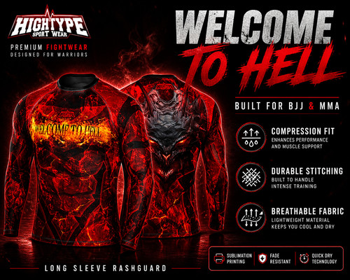 Hightype devil bjj rash - 'devil',