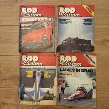 4 issues Hot Rod & Custom Magazine 1978-