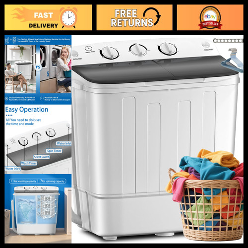 Portable twin tub washing - portable,