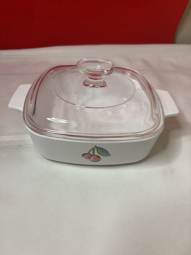 Vintage cherry corning ware - corning,
