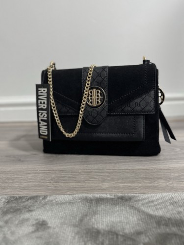 River island black shoulder - river,