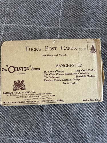 Tuck post cards manchester - post,