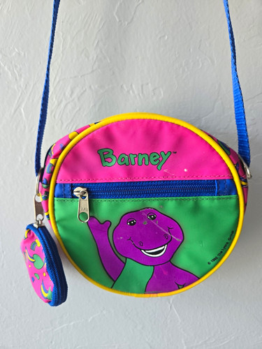 Vintage 1992 barney crossbody - 1992,