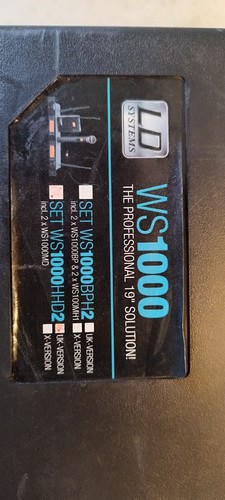 System ws1000 uhf - ws1000, dual
