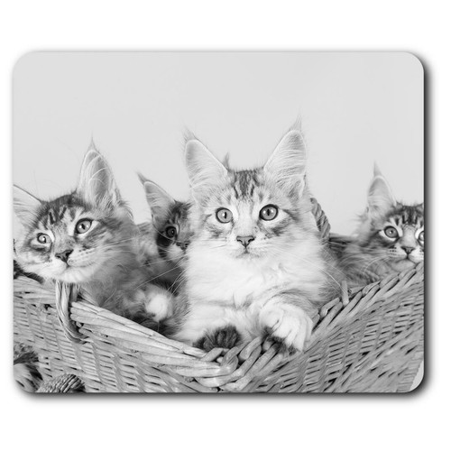 Rectangle mouse mat - rectangle, bw