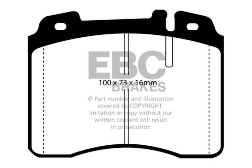 Ebc ultimax front - ultimax, pads