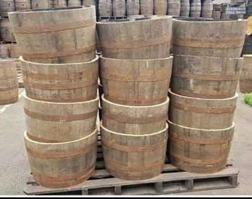 Genuine large half oak wine - genuine,