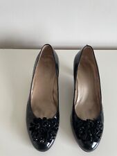 GABOR BLACK PATENT LEATHER SHOES SIZE 4/37
