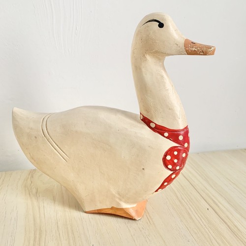 Vintage wooden duck handmade - duck,