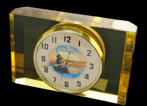 Hand painted vintage clock - hand-painted,