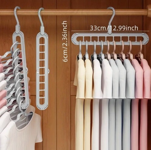 Hole clothes hanger storage - 9,