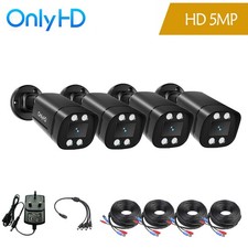4PCS BULLET 5MP 3K CCTV CAMERA