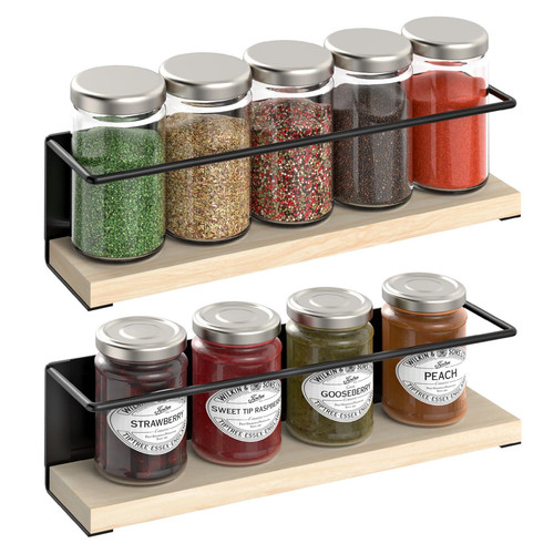 Piece magnetic spice rack - piece,