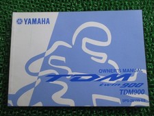 Tdm900 owner manual 1st - manual,,