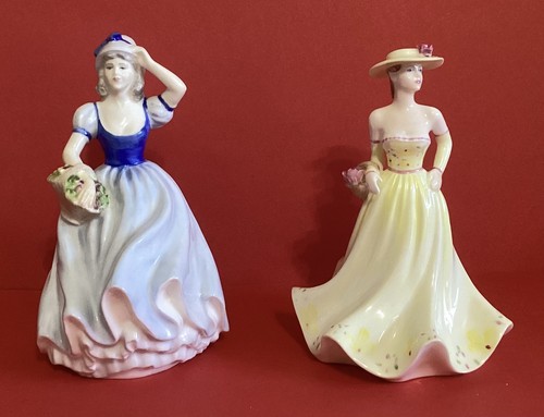 Two coalport lady figurines - two,