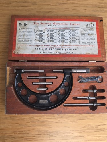 Starrett 224 micrometer - starrett,