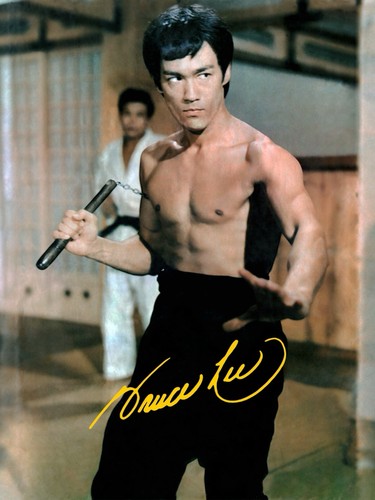 Bruce lee signed autograph 6x4 - bruce,