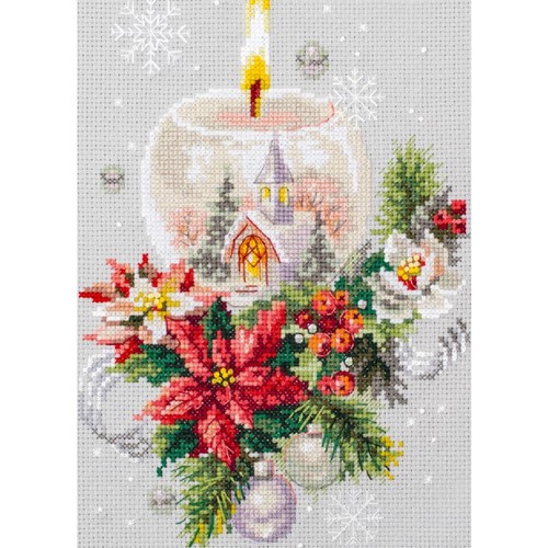 Magic needle cross - magic, stitch