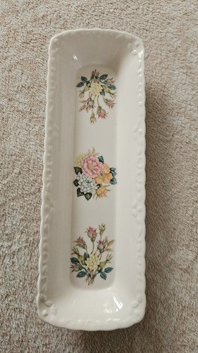 Coalport rose garden trinket - garden,