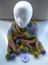 Ladies knitted variegated