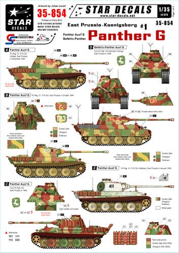 Star decals 854 - decals, 35-854,