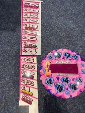 Qps "Pink Panther" 2  Fruit Machine £35 Jackpot / Win Plan Decals