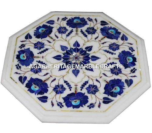 Marble coffee table top lapis - coffee,