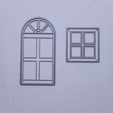 Door & Window Die Set Paned Window & Door Die New Home, House Cardmaking Dies