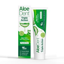 Aloe dent Aloe Vera Fluoride Free Original Triple Action Toothpaste - 100ml X 3