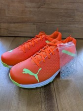 PUMA 22.2 Spike Cricket Shoes Orange New Size UK 7