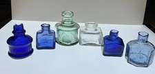 Cobalt Blue Glass ink Bottles