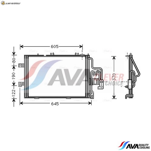 Condenser air conditioning - air,