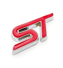 Silver Chrome Red ST Metal