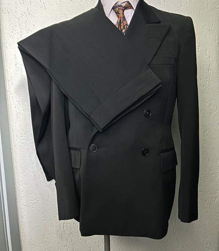 Men 1940s black suit - men’s, db