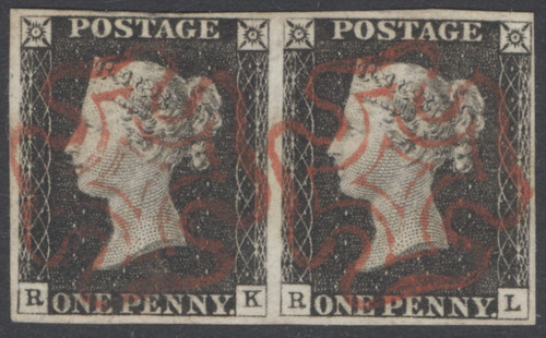Black plate 1b pair - sg,