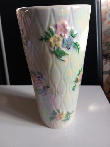 Maling floral vase with the - vase,