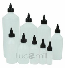 HDPE Plastic Bottles & BLACK