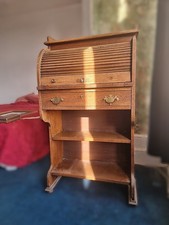 Slim Edwardian Oak Roll Top