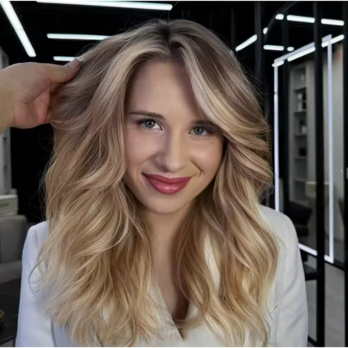 Balayage light golden blonde - balayage,