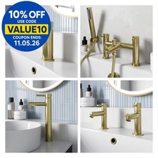 Bathroom Taps Brushed Brass