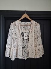 Gina Bacconi Cream Sheer Lace