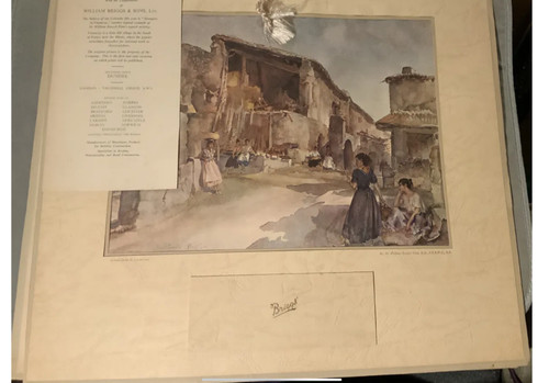 Signed william russell flint - signed,