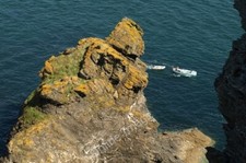 Photo 6x4 Rock below Sharp Tor